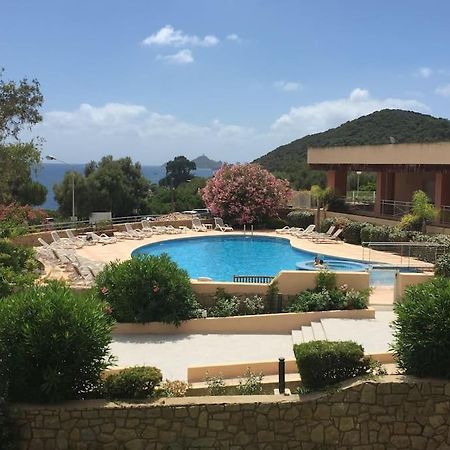 F2 Vue Mer Dans Residence Avec Piscine Аяччо Екстер'єр фото