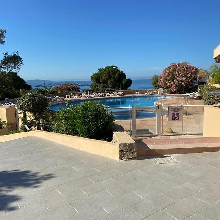 F2 Vue Mer Dans Residence Avec Piscine Аяччо Екстер'єр фото