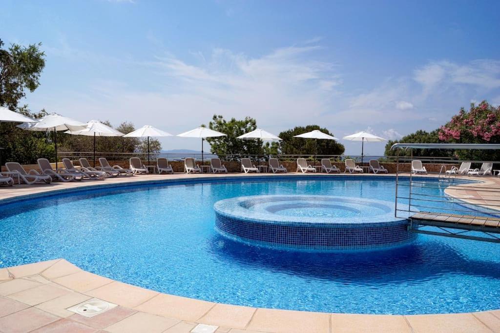 F2 Vue Mer Dans Residence Avec Piscine Аяччо Екстер'єр фото